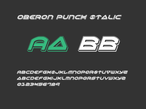 Oberon Punch Italic