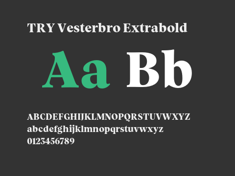 TRY Vesterbro Extrabold