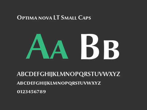 Optima nova LT Small Caps