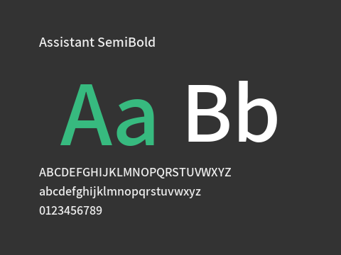 Assistant SemiBold