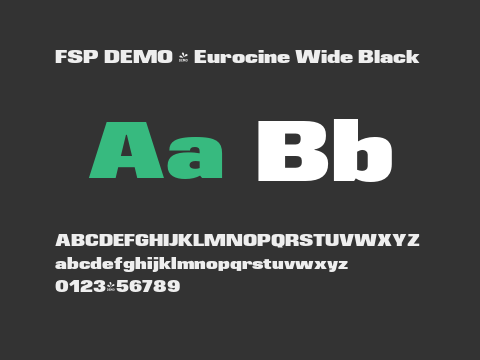 FSP DEMO - Eurocine Wide Black