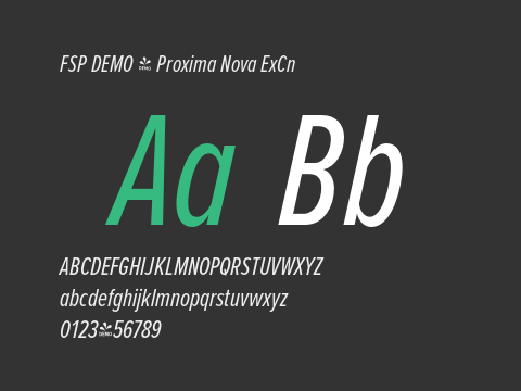 FSP DEMO - Proxima Nova ExCn