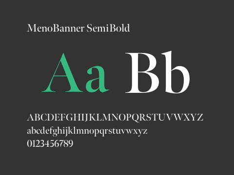 MenoBanner SemiBold