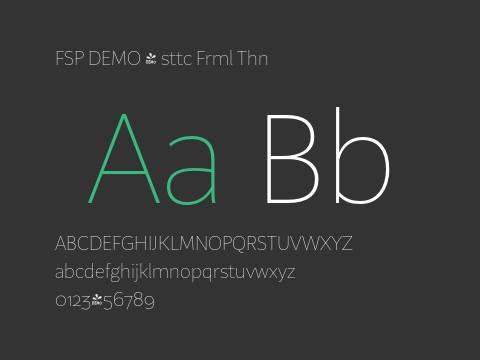 FSP DEMO - sttc Frml Thn