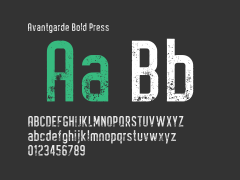 Avantgarde Bold Press