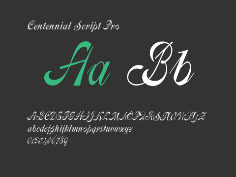 Centennial Script Pro