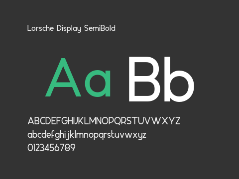 Lorsche Display SemiBold