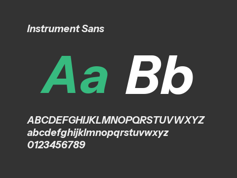 Instrument Sans