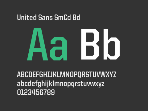 United Sans SmCd Bd