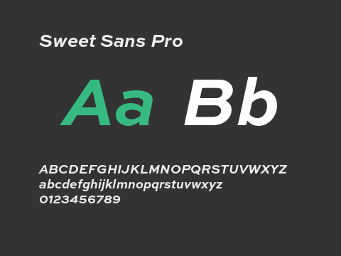 Sweet Sans Pro