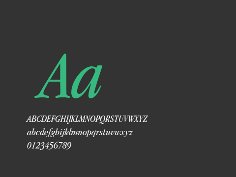 Garamond LT BookCondensed