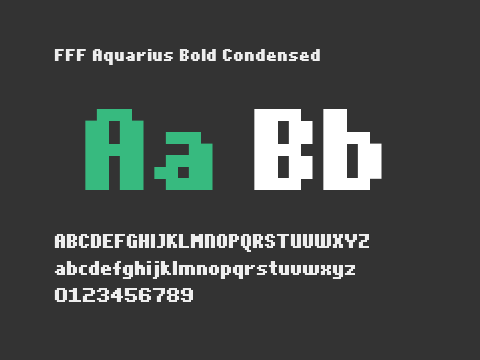 FFF Aquarius Bold Condensed