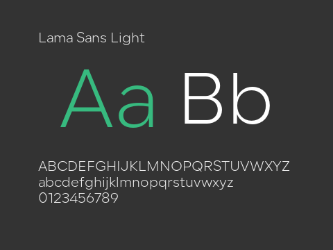 Lama Sans Light
