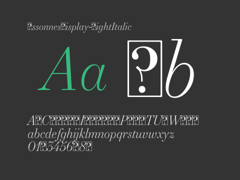 EssonnesDisplay-LightItalic