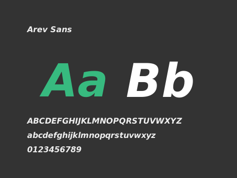 Arev Sans