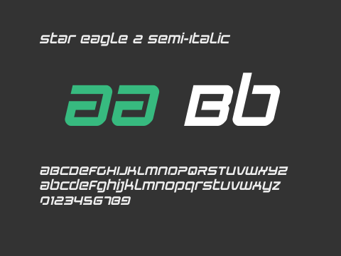 Star Eagle 2 Semi-Italic