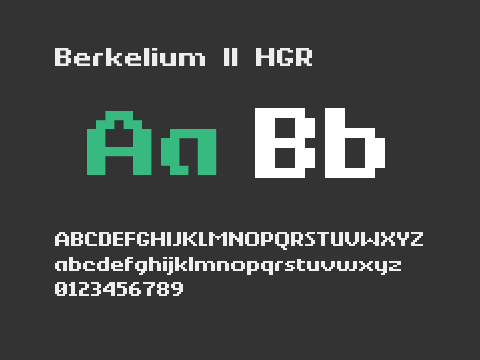 Berkelium II HGR