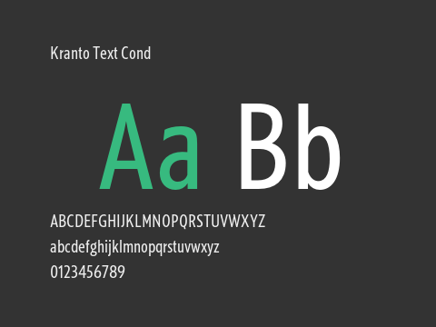 Kranto Text Cond