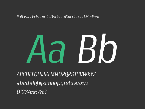 Pathway Extreme 120pt SemiCondensed Medium