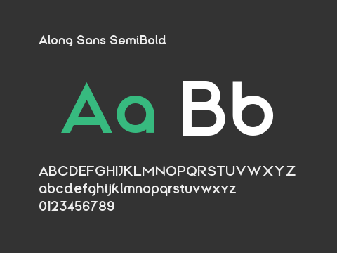 Along Sans SemiBold