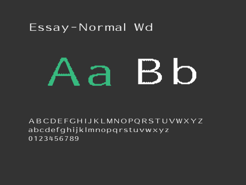 Essay-Normal Wd