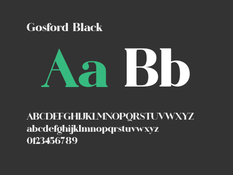 Gosford Black