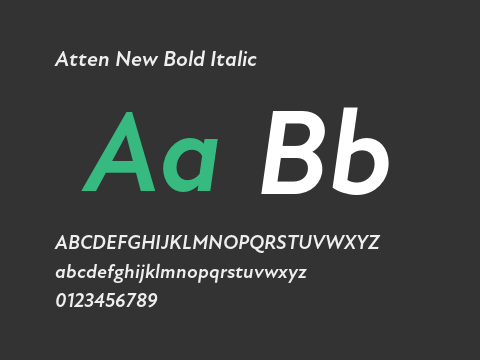 Atten New Bold Italic