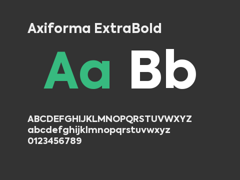 Axiforma ExtraBold