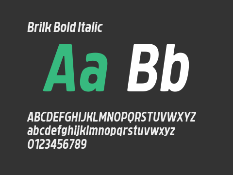 Brilk Bold Italic