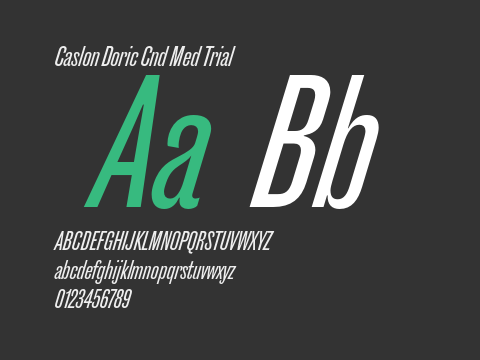 Caslon Doric Cnd Med Trial