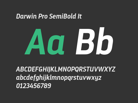 Darwin Pro SemiBold It