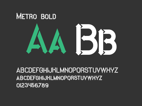 Metro bold