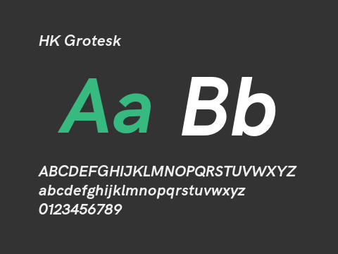 HK Grotesk