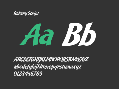 Bakery Script