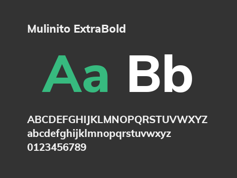 Mulinito ExtraBold