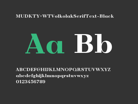 MUDKTY+WTVolkolakSerifText-Black