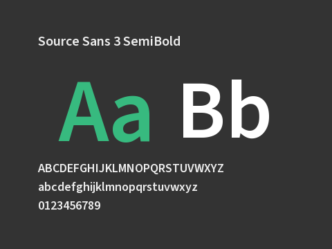 Source Sans 3 SemiBold