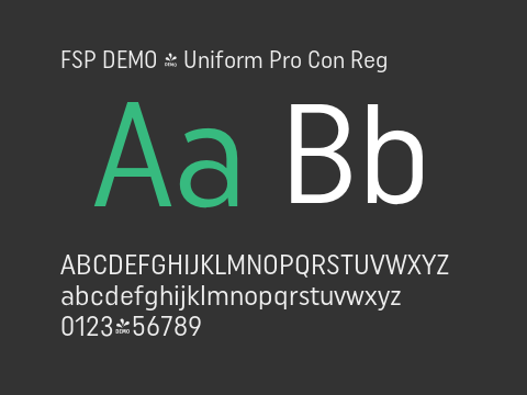 FSP DEMO - Uniform Pro Con Reg