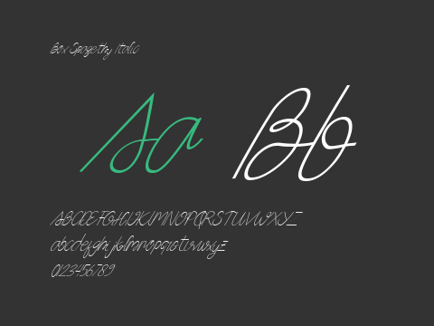 Box Spagethy Italic