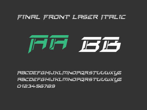 Final Front Laser Italic