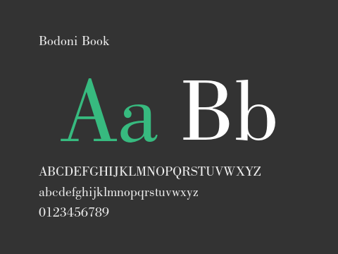 Bodoni Book