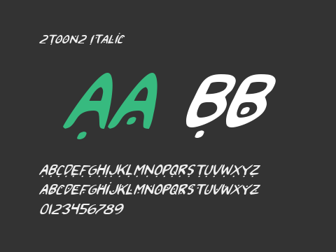 2Toon2 Italic