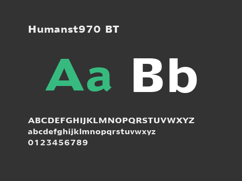 Humanst970 BT