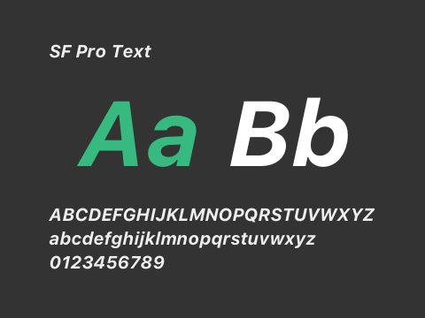 SF Pro Text