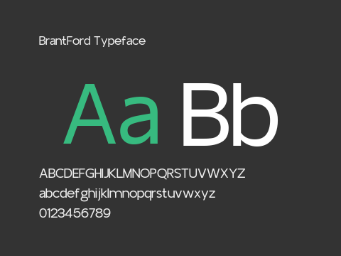 BrantFord Typeface