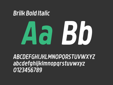 Brilk Bold Italic