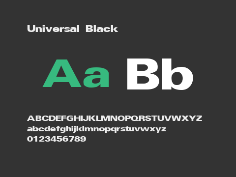 Universal Black