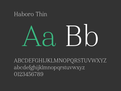 Haboro Thin