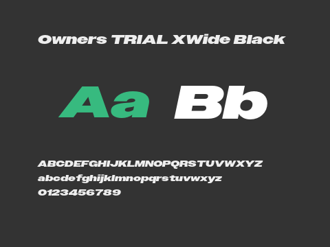 Owners TRIAL XWide Black