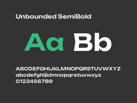 Unbounded SemiBold